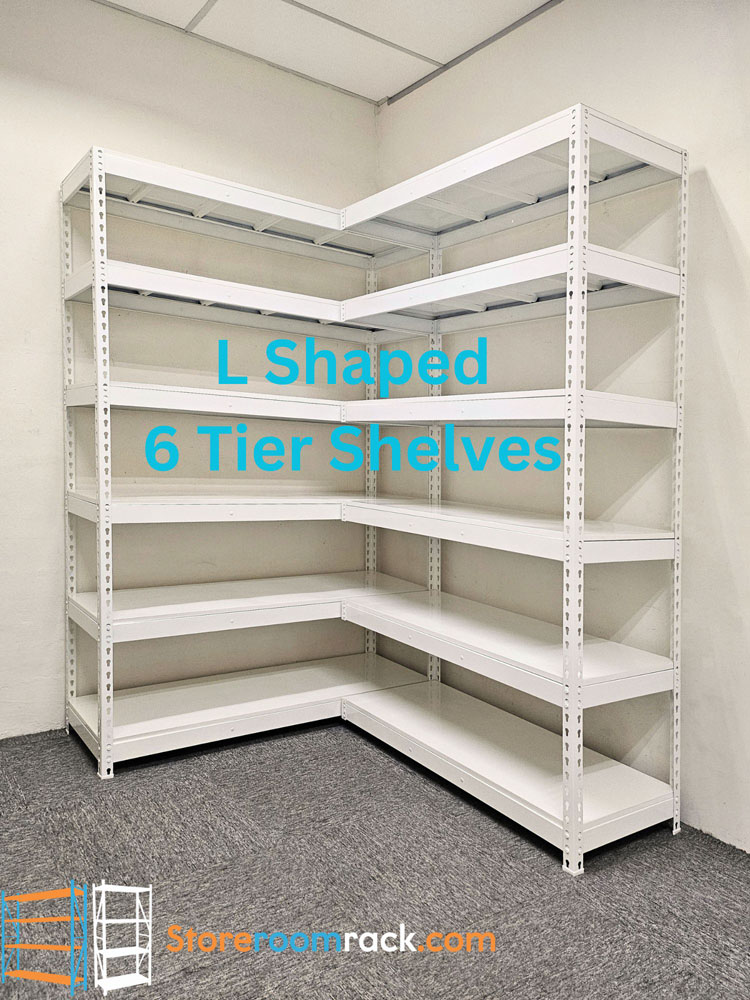 L Shaped 6 Tier Shelves L Shaped 6 Tier Shelves